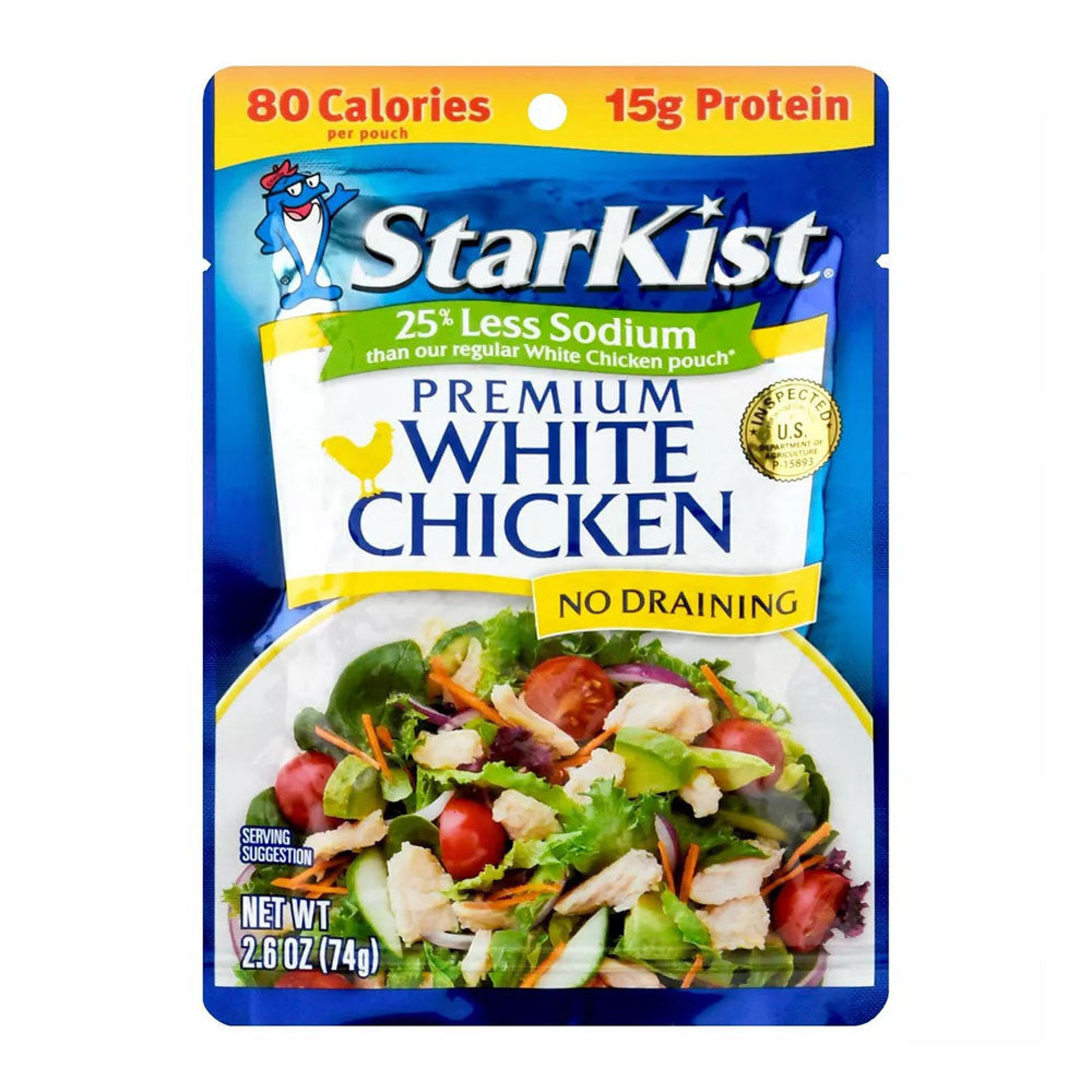StarKist Less Sodium Premium White Chicken, 2.6 Oz